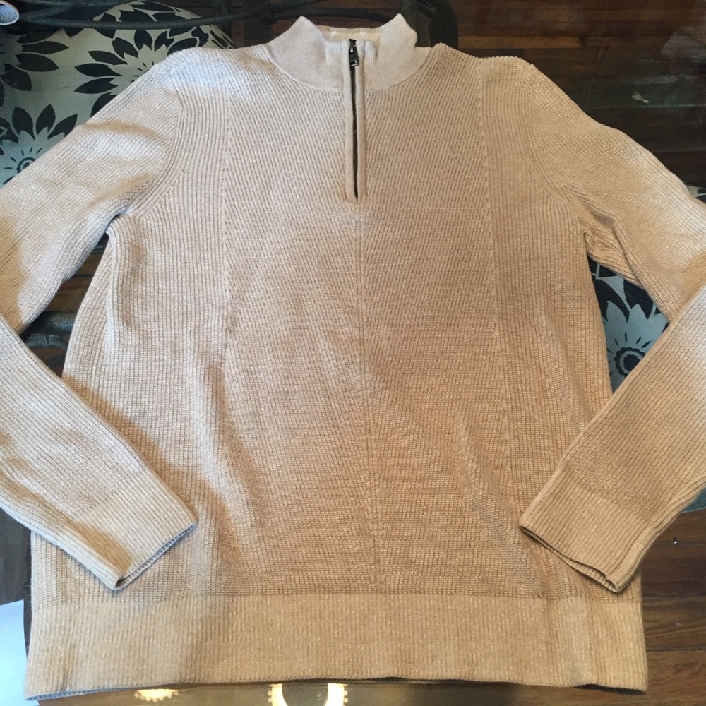 Express mens cotton 14 zip sweater new size small